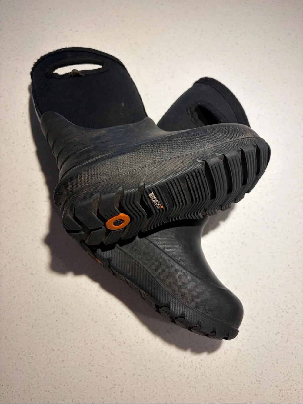 Kids Black bogs toddler size 10 winter snow  Boots